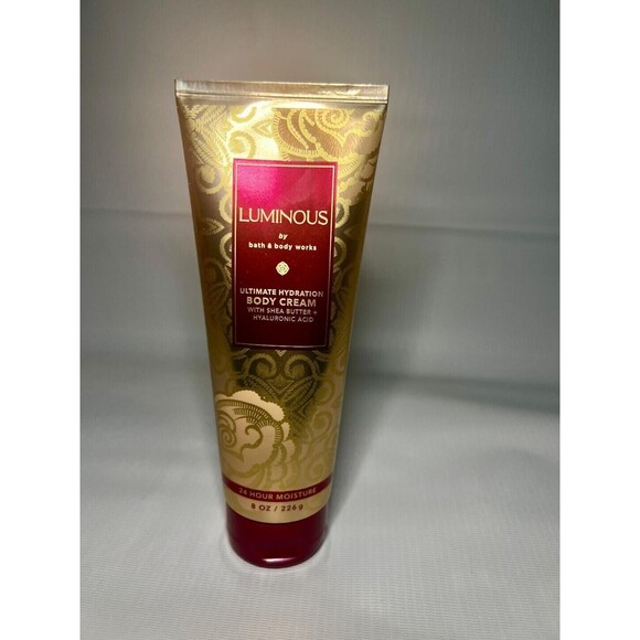 Bath & Body Works Luminous Ultimate Hydration Body Cream, Shea, Hyaluronic 8oz - Picture 1 of 4